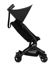 Momi Grace Art.WOSP00033 Black  Bērnu pastaigu rati/ratiņi ar somu