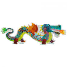 Giant puzzles - Leon the dragon - 58 pcs
