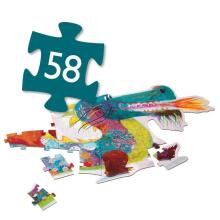 Giant puzzles - Leon the dragon - 58 pcs