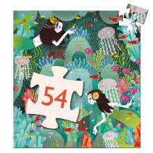 Silhouette puzzles - Aquatic paradise - 54 pcs