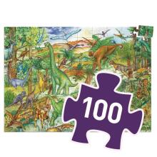 Observation puzzles - Dinosaurs - 100 pcs