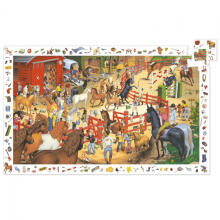 Observation puzzles - Horse-riding - 200 pcs