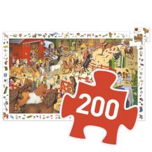 Observation puzzles - Horse-riding - 200 pcs