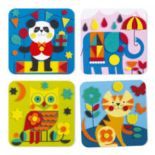 Collages - Felt - Gentle creatures
