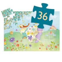 Silueta puzle – Pavasara princese (36 gab.)