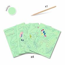 Scratch cards - Fantasy garden