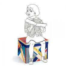 Toy box - Seat - Rocket