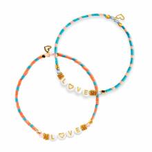 You&Me bracelets - Letter Threading