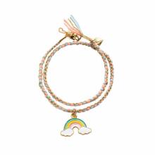 You&Me bracelets - Rainbow Kumihimo