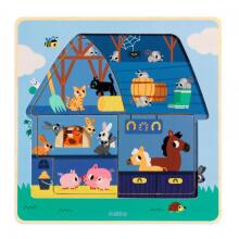 Wooden puzzle - 3 layers - Chez Moo