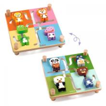 Educational wooden game - Spinamix