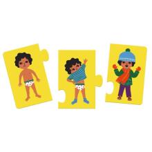 Trio puzle - Es ģērbjos - 10 gab.
