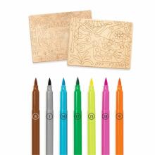 Drawing and colouring - Colouring on wood - Dino world
