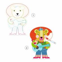 Colouring with water - Animalo-Len