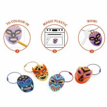 Artistic plastic - Wrestler keyring