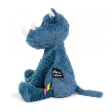 Plush toy - Ptipotos - Rhino - Blue
