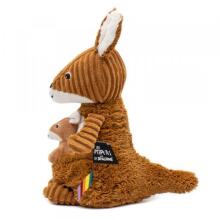 Plush toy - Ptipotos - Kangaroo Mum&Baby - Brown Sugar