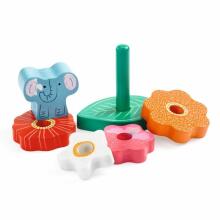 Wooden puzzle - Puzz & Stack - Happy