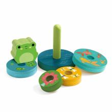 Wooden puzzle - Puzz & Stack - Rainbow