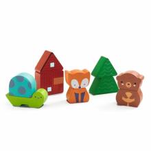 Wooden puzzle - Puzz & Match - Rainbow