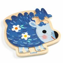 Wooden puzzle - Puzzlo Kipic - 9 pcs
