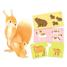 Puzzle Duo - Baby animals (24 pcs)
