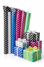 Gift Paper DeLux Spots Art.230326 Подарочная бумага 200x70см
