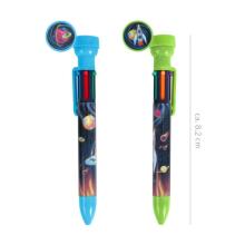 Space Adventure - Multi-coloured pen with stamp (1 pc., 2 designs)