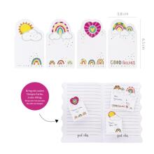 Good Feelings - - Mini Sticky Notes 80 sheets, 4 assorted