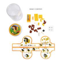 Jungle animal sharpener mini block set (1 pc., 4 designs)