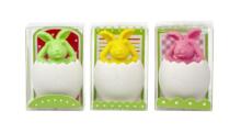 RADIERER COLLECTION rabbit in egg, 3 different colours