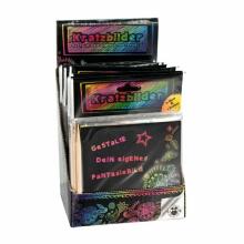 Rainbow scratch art set of 16 pcs