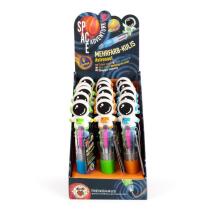 Space Adventure - Multi-colour pen with topper, 3 assorted