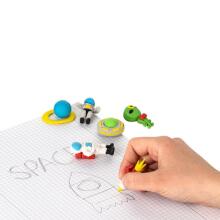 Space Adventure - Eraser set (2 pcs., 3 designs)
