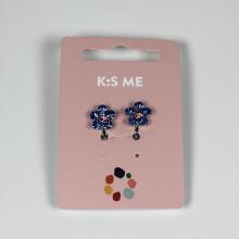 Ear clips - Flowers with gemstones
