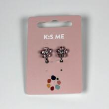 Ear clips - Flowers with gemstones