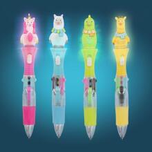Magic Moments - LED-multi-colour pen with topper (1 pc., 4 designs)