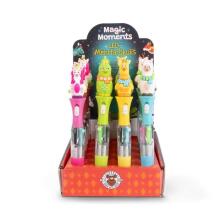 Magic Moments - LED-multi-colour pen with topper (1 pc., 4 designs)