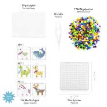 Magic Moments - Iron-on beads (set of 2) (1 set, 3 designs)