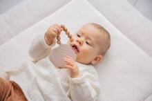 Silicone - Teether - Shell -  Nougat