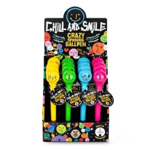 Chill & Smile - Crazy spinning ballpen, 4 assorted
