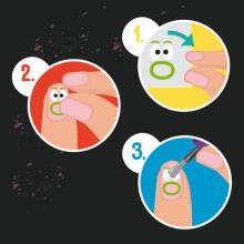 Chill & Smile - Nail sticker set 20 pieces