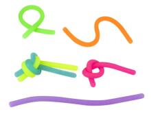 Power String - Glow in the dark (1 pc., 6 designs)