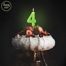 Birthday Fun - number candle GITD 4