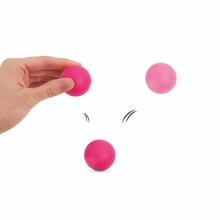 Bouncing ball & eraser 2in1, set of 3, 2 assorted