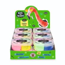 For School Neon -  Jumping putty Mix & Play, set of 4, 28g, 2 assorted