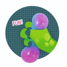 ABC Champion HS -  Colour-changing squeeze ball 5,5 cm, 4 assorted