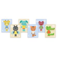 Inzebox magnetic game - Mix Animals