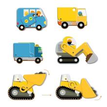Giant puzzles - Construction site - 17 pcs