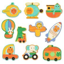 Puzzle Duo - Vehicles (20 pcs)